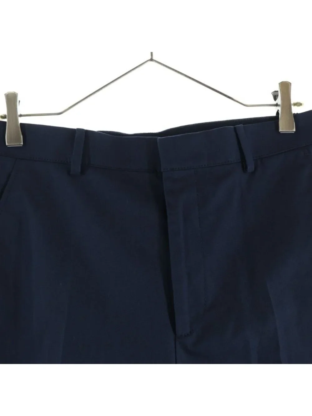 Gucci Logo Embroidery Straight Pants Navy